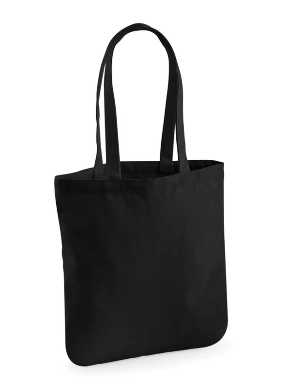 EarthAware Organic Spring Tote nero - personalizzabile con logo