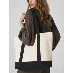 EarthAware Organic Varsity Shopper - personalizzabile con logo