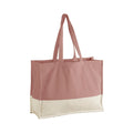 EarthAware® Shopper Organic contrasto rosa - personalizzabile con logo