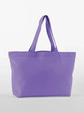 EarthAwareÂ® Organic Twill Shopper viola - personalizzabile con logo