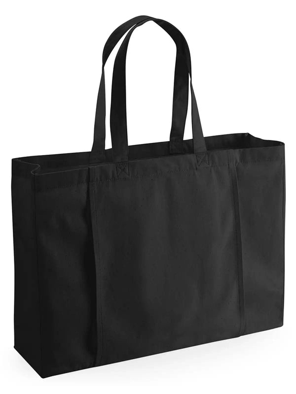 EarthAwareÂ® Organic Yoga Tote nero - personalizzabile con logo