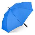 Emerantia 190T Pongee 23" Ombrello a bastone Apertura automatica Blu - personalizzabile con logo