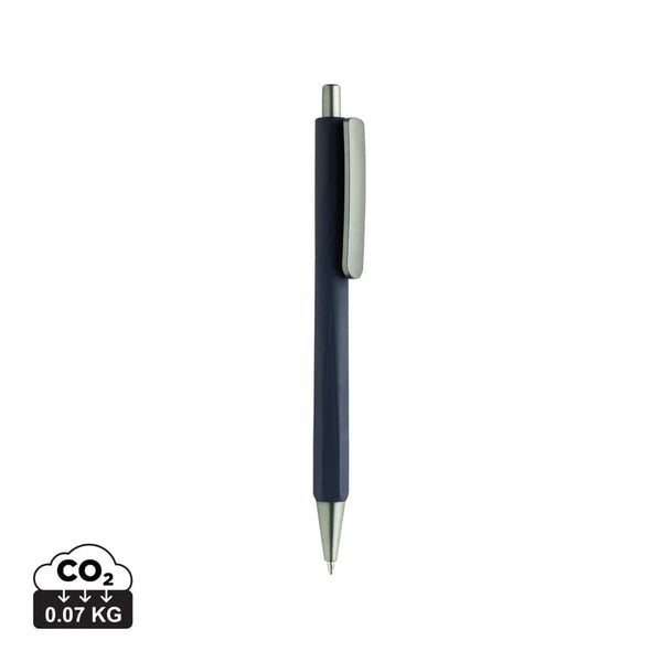 Esclusiva penna a tre lati EDGE RCS blu navy - personalizzabile con logo