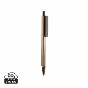 Esclusiva penna a tre lati EDGE RCS marrone - personalizzabile con logo