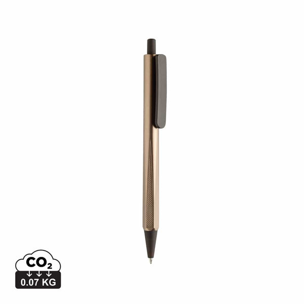 Esclusiva penna a tre lati EDGE RCS marrone - personalizzabile con logo