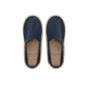 Espadrillas Sergen blu navy / M - personalizzabile con logo