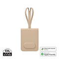 Etichetta bagagli Finder Dual Baltimore RCS beige - personalizzabile con logo