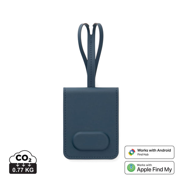 Etichetta bagagli Finder Dual Baltimore RCS blu - personalizzabile con logo
