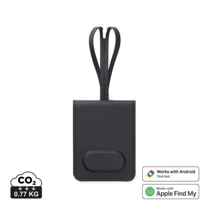 Etichetta bagagli Finder Dual Baltimore RCS nero - personalizzabile con logo