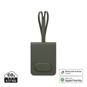Etichetta bagagli Finder Dual Baltimore RCS verde - personalizzabile con logo