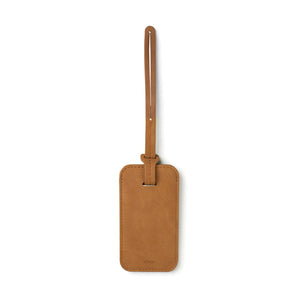 Etichetta bagagli VINGA Bosler RCS marrone - personalizzabile con logo