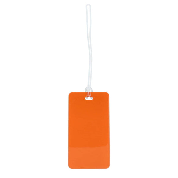 Etichetta bagaglio Arancione - personalizzabile con logo