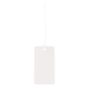 Etichetta bagaglio Bianco - personalizzabile con logo