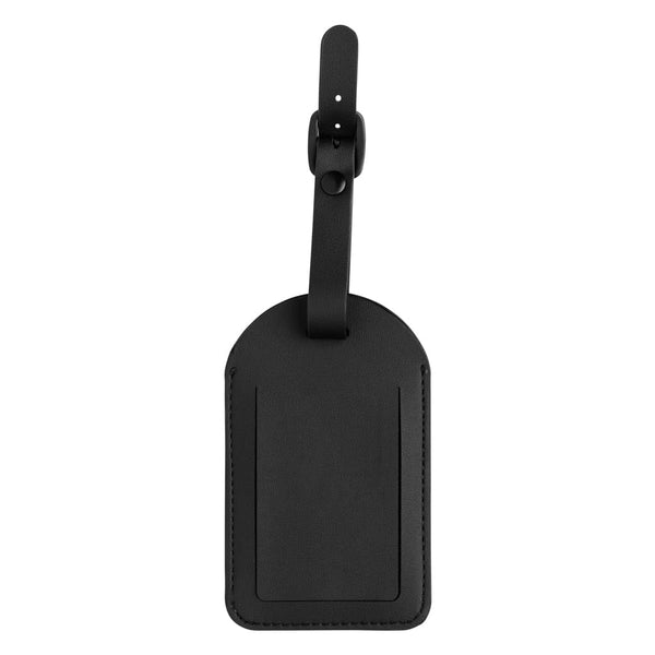 Etichetta bagaglio finder Globefind Dual RCS nero - personalizzabile con logo