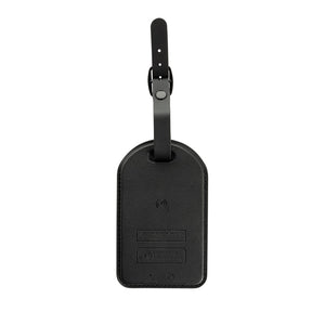Etichetta bagaglio finder Globefind Dual RCS nero - personalizzabile con logo