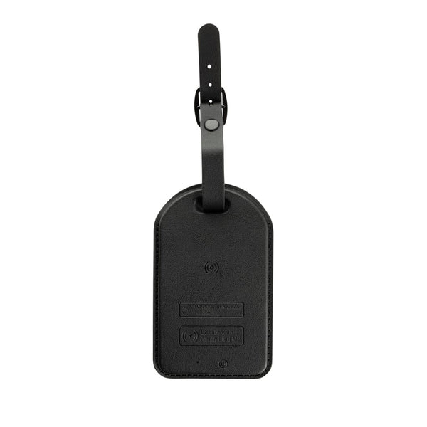 Etichetta bagaglio finder Globefind Dual RCS nero - personalizzabile con logo