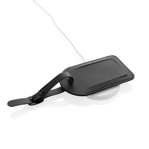 Etichetta bagaglio finder Globefind Dual RCS nero - personalizzabile con logo