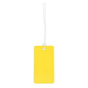 Etichetta bagaglio Giallo - personalizzabile con logo