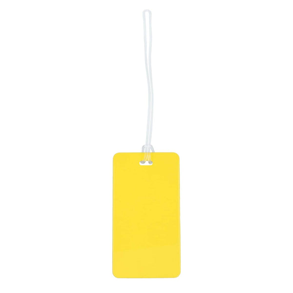 Etichetta bagaglio Giallo - personalizzabile con logo