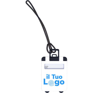 Etichetta bagaglio in alluminio per valige - personalizzabile con logo