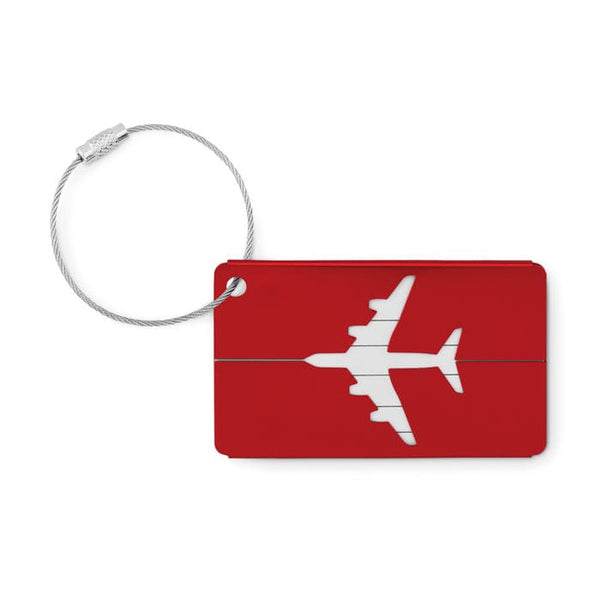 Etichetta bagaglio in alluminio plane - personalizzabile con logo