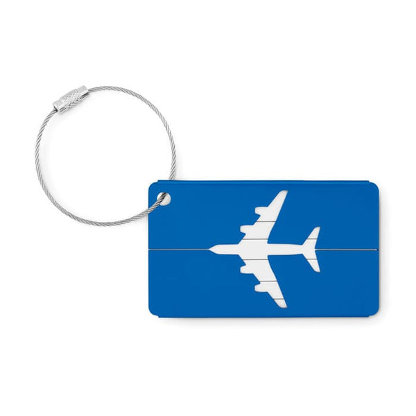 Etichetta bagaglio in alluminio plane - personalizzabile con logo