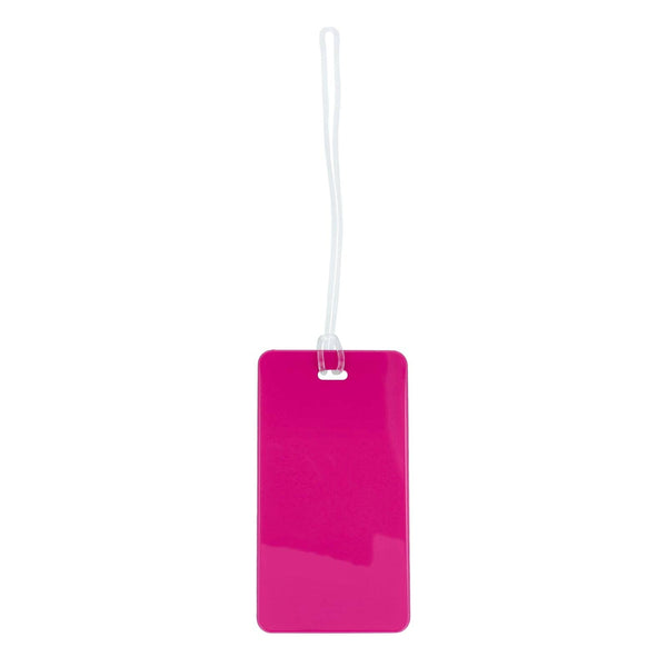 Etichetta bagaglio Rosa - personalizzabile con logo