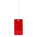 Etichetta bagaglio Rosso - personalizzabile con logo