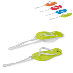 Etichetta bagaglio Slipper - personalizzabile con logo