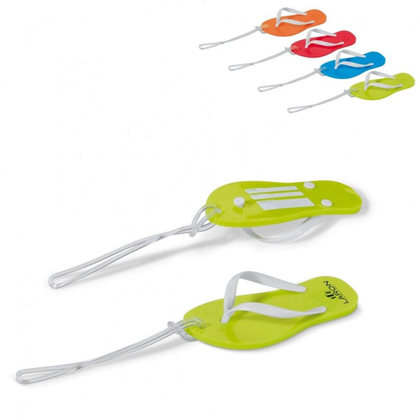 Etichetta bagaglio Slipper - personalizzabile con logo