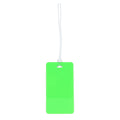 Etichetta bagaglio verde - personalizzabile con logo