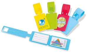 ETICHETTE BAGAGLIO PREMIUM - Personalizzate e resistenti - personalizzabile con logo