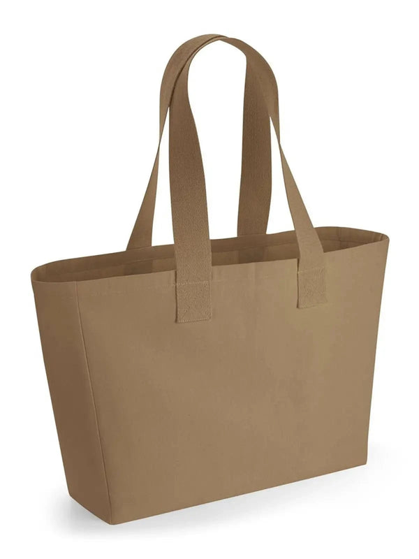 Everyday Canvas Tote kaki - personalizzabile con logo