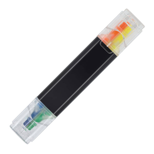 Evidenziatore 4 in 1 Nero - personalizzabile con logo