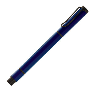 Evidenziatore/Penna 2in1 blu navy - personalizzabile con logo