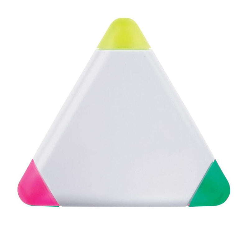 Evidenziatore Triangle Bianco - personalizzabile con logo