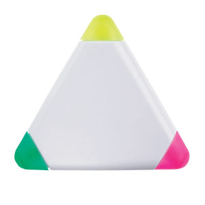 Evidenziatore Triangle Bianco - personalizzabile con logo