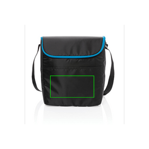 Explorer borsa termica outdoor media nero, blu - personalizzabile con logo