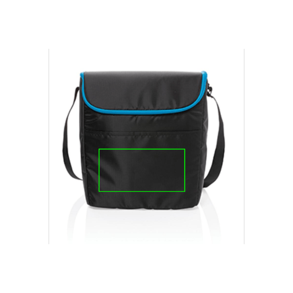 Explorer borsa termica outdoor media nero, blu - personalizzabile con logo