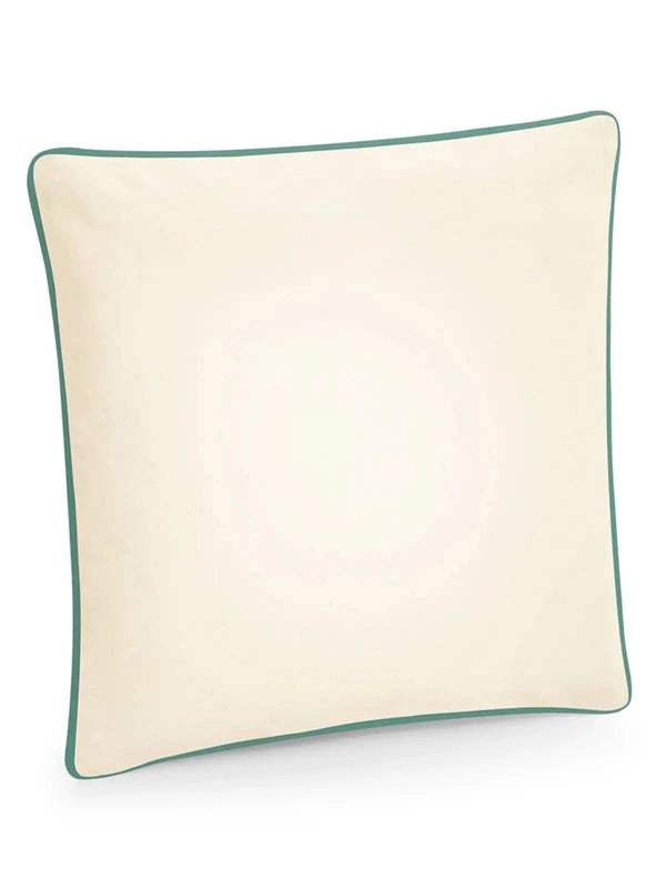 Fairtrade Cotton Piped Cushion Cover - personalizzabile con logo