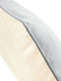 Fairtrade Cotton Piped Cushion Cover natural/ grigio - personalizzabile con logo