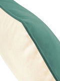 Fairtrade Cotton Piped Cushion Cover natural/ verde calce - personalizzabile con logo