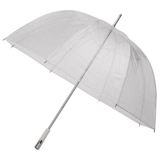 Falcone® Raindome Ombrello PVC bianco - personalizzabile con logo