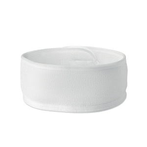 Fasca in microfibra regolabile Bianco - personalizzabile con logo