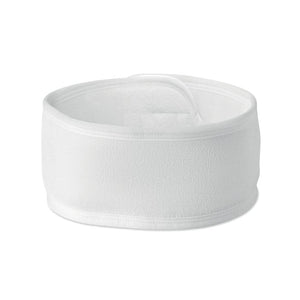 Fasca in microfibra regolabile Bianco - personalizzabile con logo