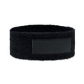 Fascia capelli in policotone Nero - personalizzabile con logo