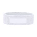 Fascia da Testa Sajun bianco - personalizzabile con logo
