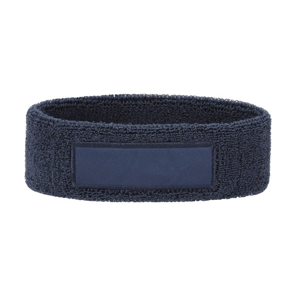 Fascia da Testa Sajun blu navy - personalizzabile con logo