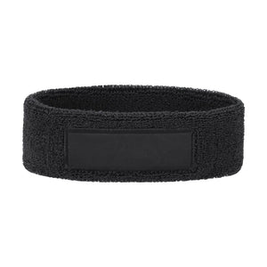 Fascia da Testa Sajun nero - personalizzabile con logo