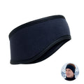 Fascia in pile blu navy - personalizzabile con logo